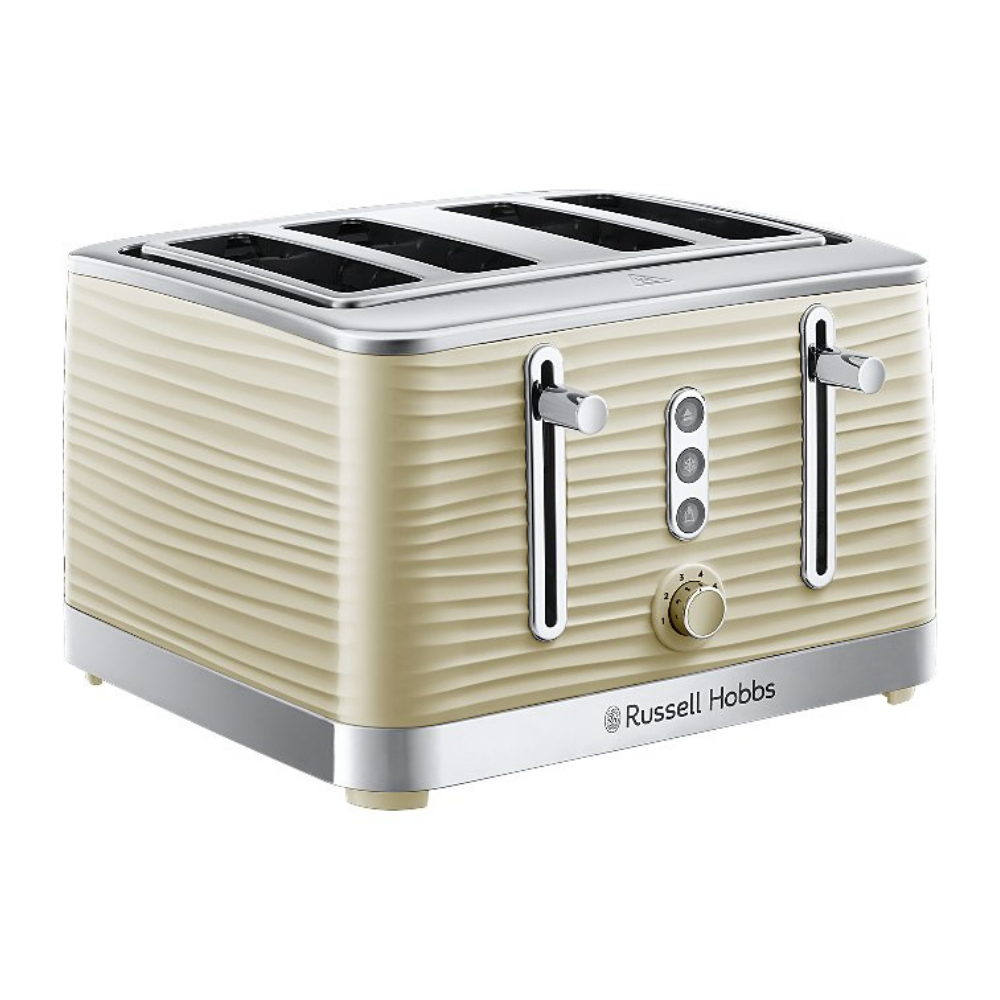 Inspire Cream 4 Slice Toaster