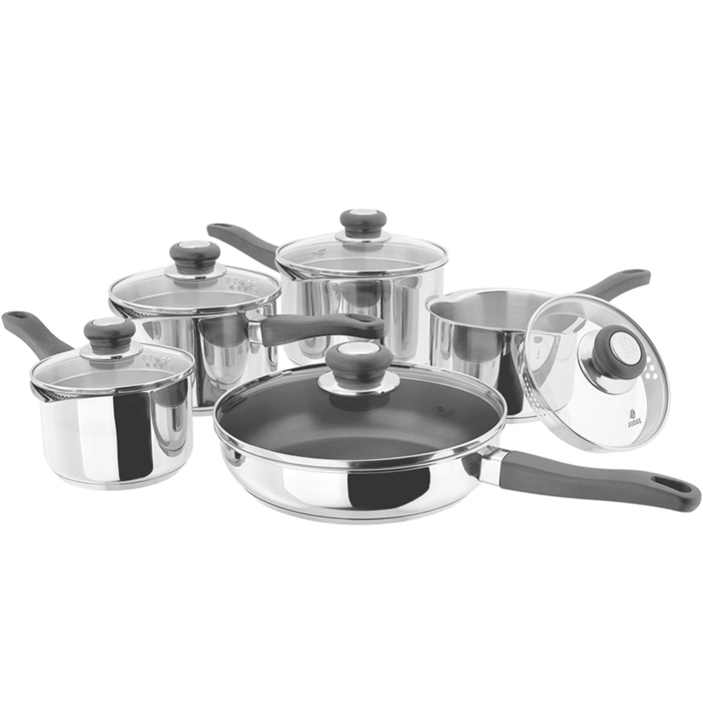 Judge 5 Pce Draining Saucepan Set - The Gift & Art Gallery