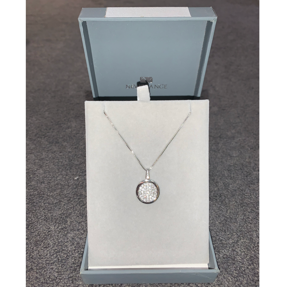 Silver Diamante Necklace - The Gift & Art Gallery