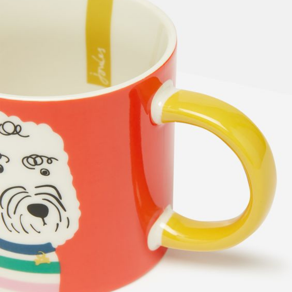 Orange Poodle Fine China Mug, 345ml - The Gift & Art Gallery