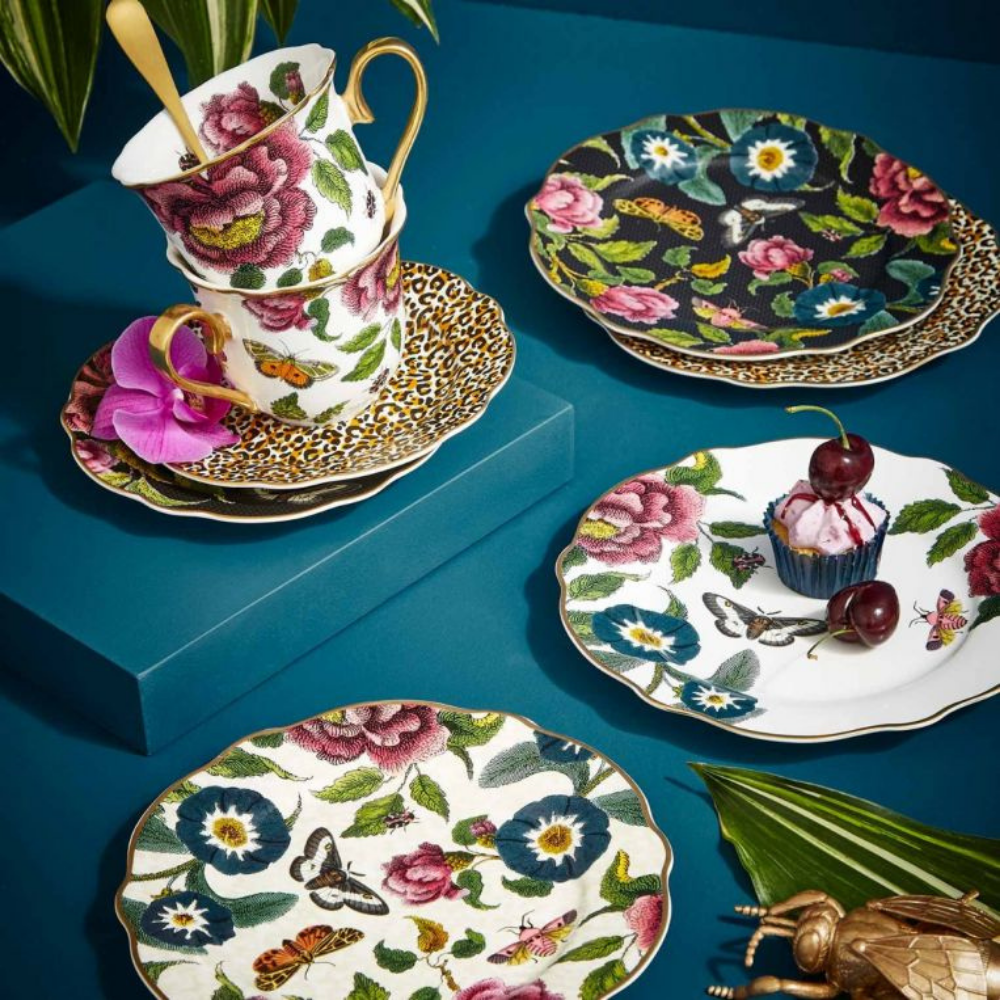 Creatures of Curiosity Set of 4 Dessert Plates - The Gift & Art Gallery
