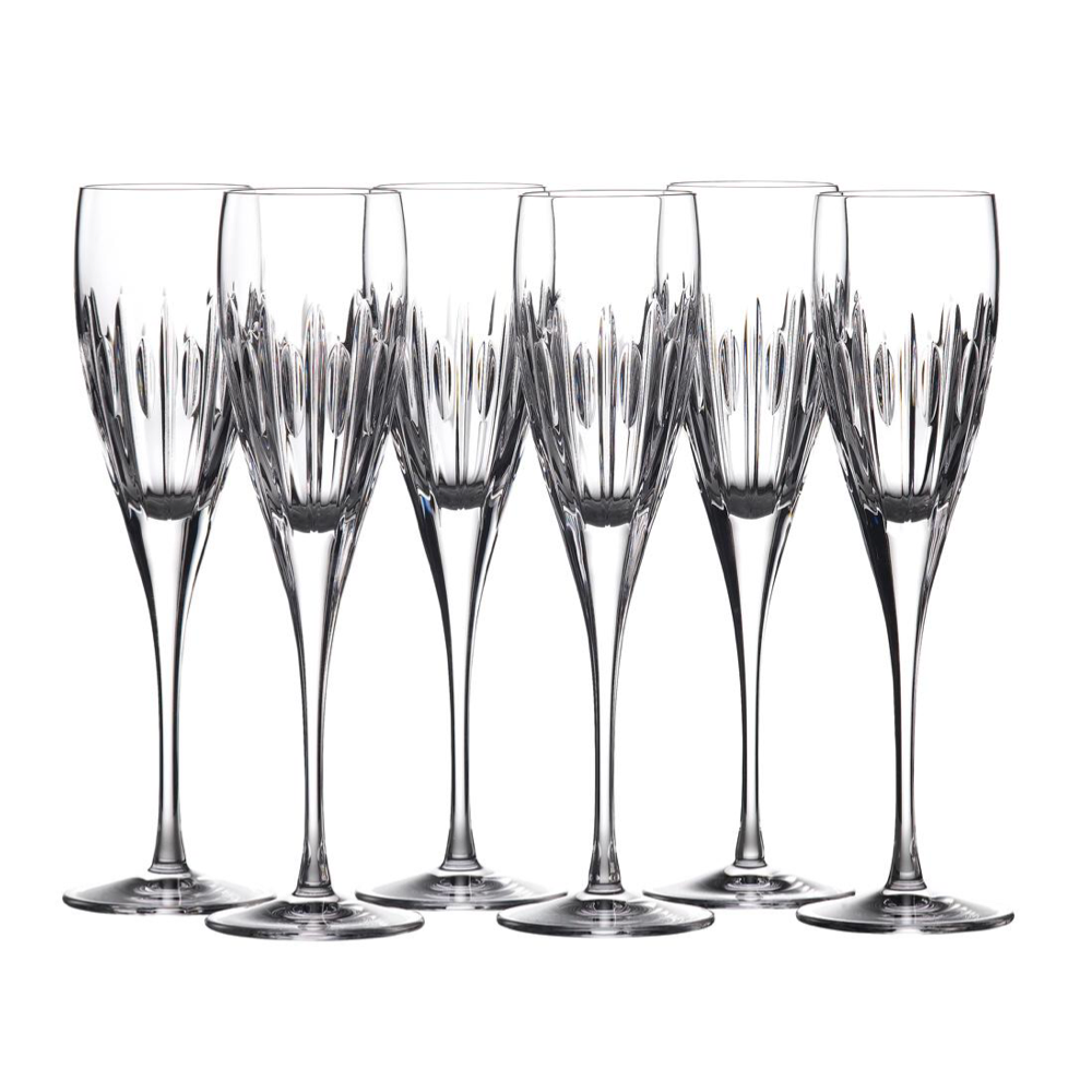 Ardan Mara Champagne Flutes (Set of 6) - The Gift & Art Gallery