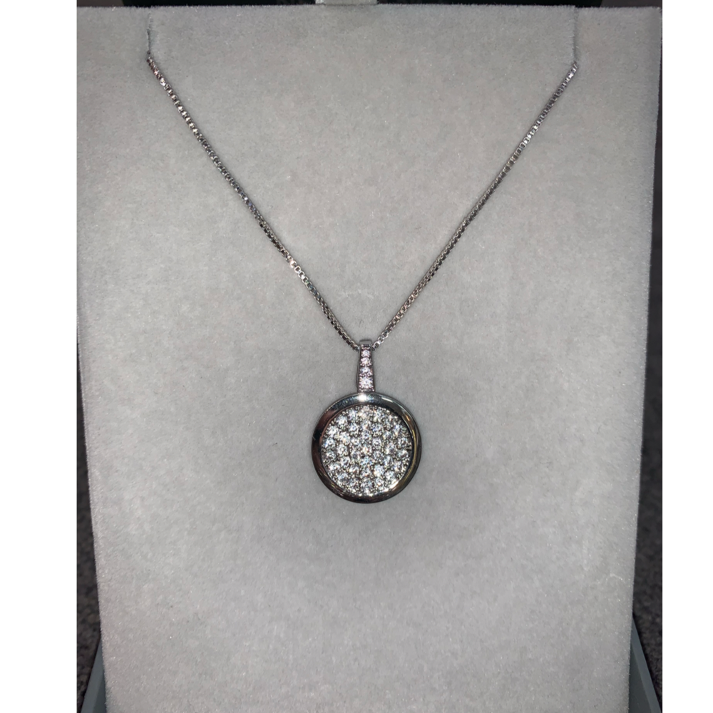 Silver Diamante Necklace - The Gift & Art Gallery