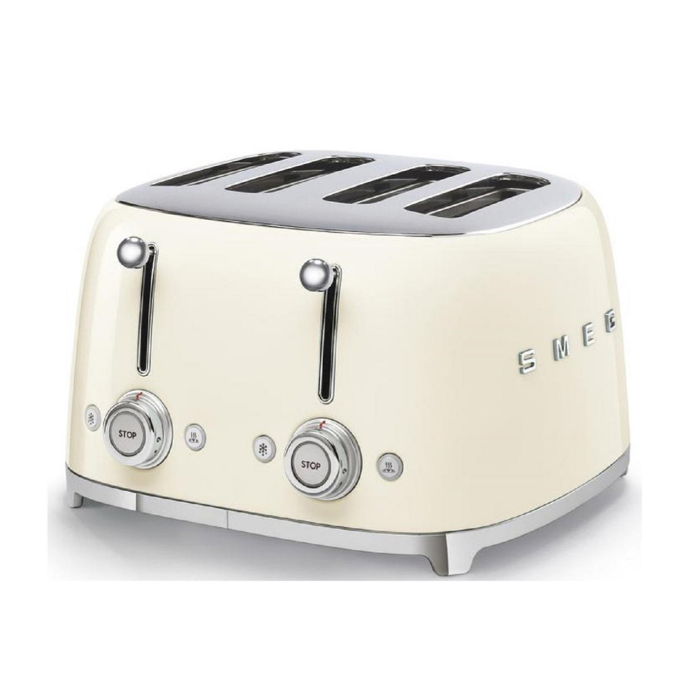 Smeg 4 Slice Toaster - Cream - The Gift & Art Gallery