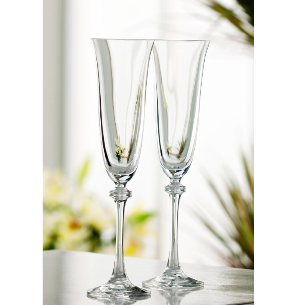 Liberty Champagne Flutes, Set Of 2 - The Gift & Art Gallery