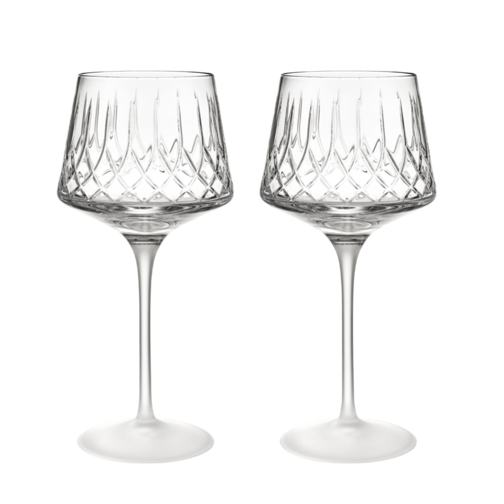 Lismore Arcus Wine Glasses (Pair) - The Gift & Art Gallery