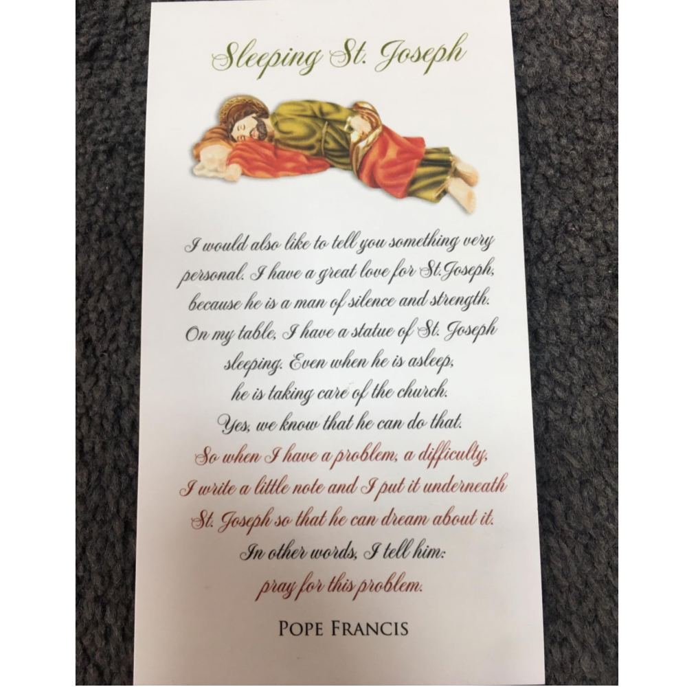 Sleeping St.Joseph - The Gift & Art Gallery
