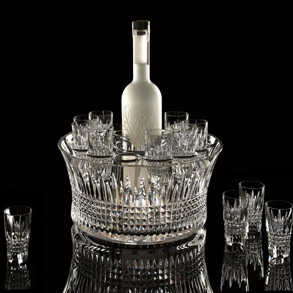 Lismore Diamond Vodka Chill Bowl 7 Pce - The Gift & Art Gallery