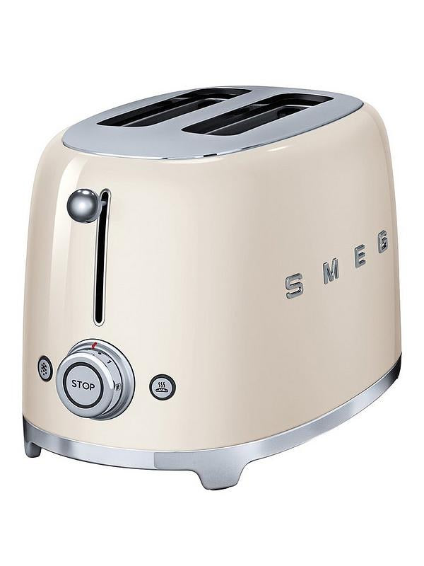 Smeg 2-Slice Toaster - Cream - The Gift & Art Gallery