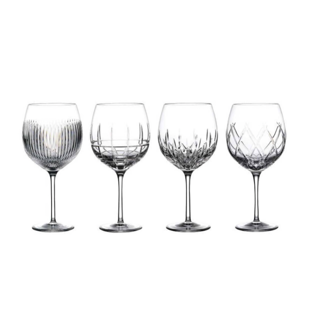 Gin Journeys Balloon Glasses - Set of 4 (Mixed) - The Gift & Art Gallery