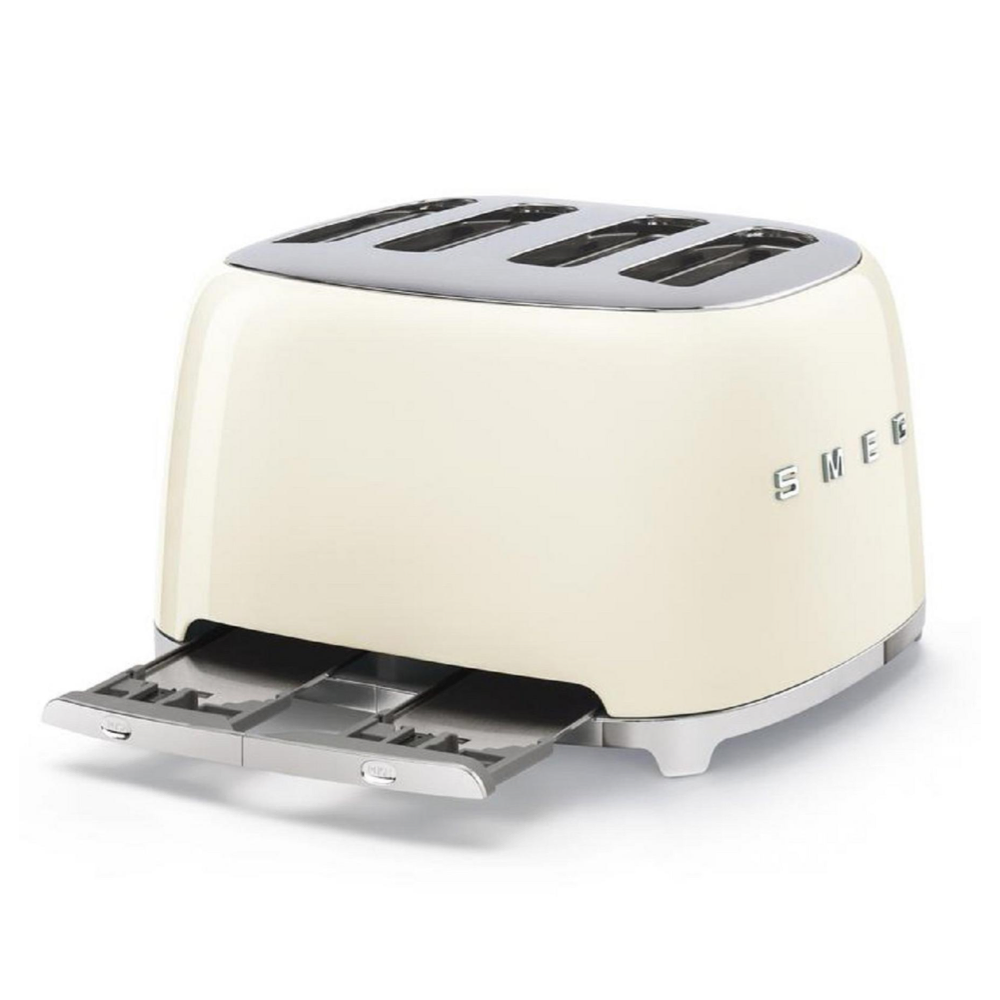 Smeg 4 Slice Toaster - Cream - The Gift & Art Gallery