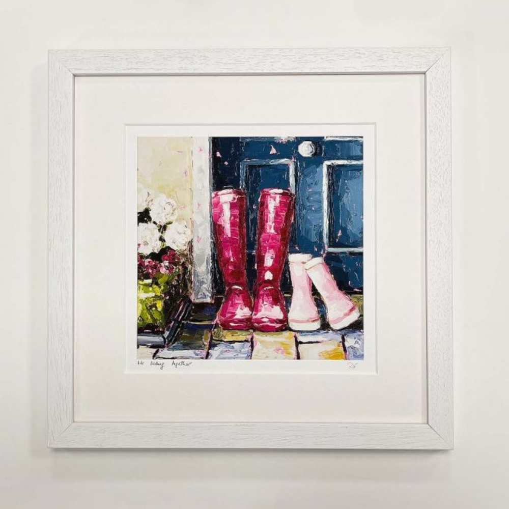 We Belong Together Large Frame White - The Gift & Art Gallery