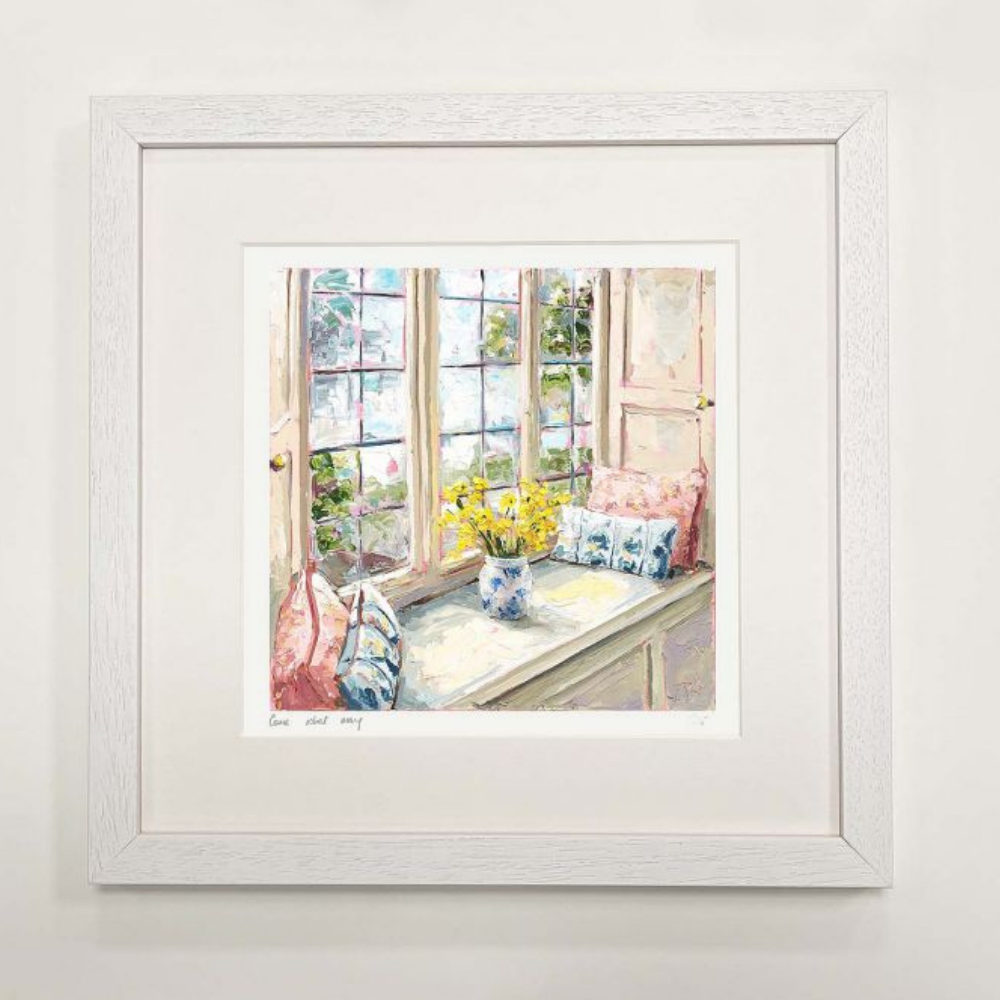 Come What May Large Farme White - The Gift & Art Gallery