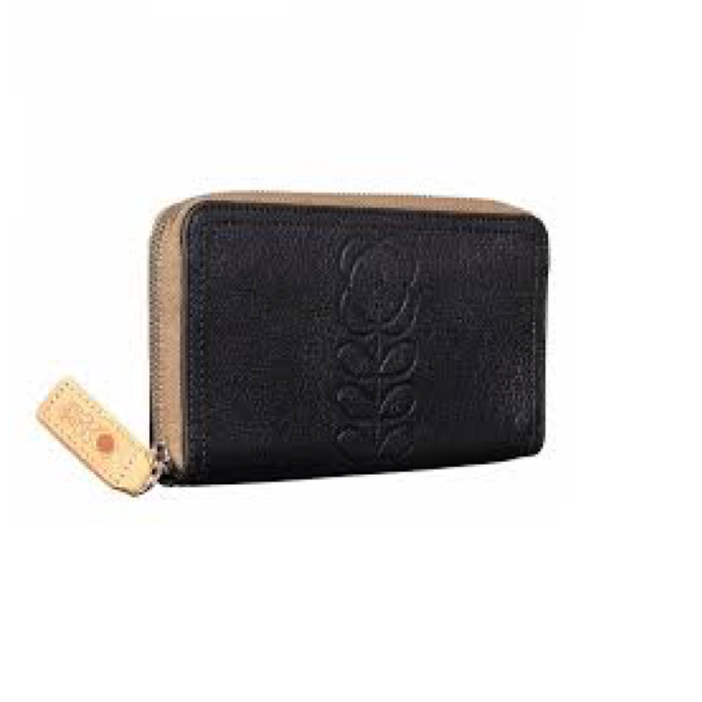 Flower Stem Embossed Leather Purse - The Gift & Art Gallery