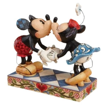 “Smooch For My Sweetie” - Mickey & Minnie Figurine - The Gift & Art Gallery