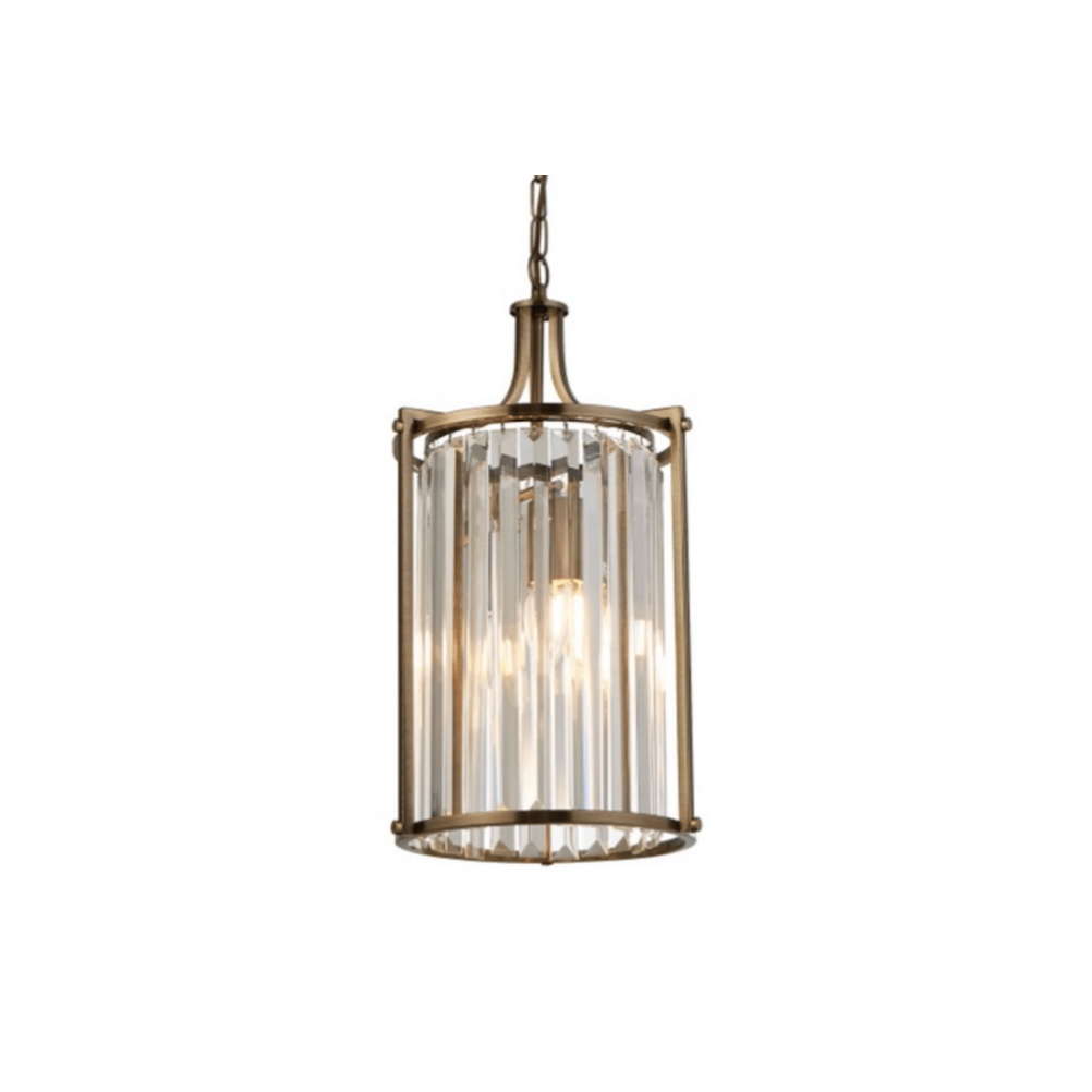 Crystal Light - Antique Brass - The Gift & Art Gallery