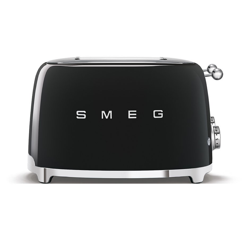 Smeg 4 Slice Toaster - Black - The Gift & Art Gallery
