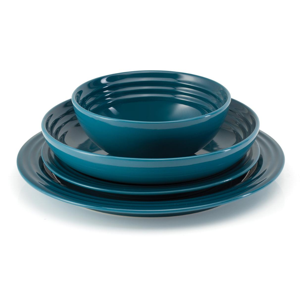 Stoneware 27cm Dinner Plate, Deep Teal - The Gift & Art Gallery