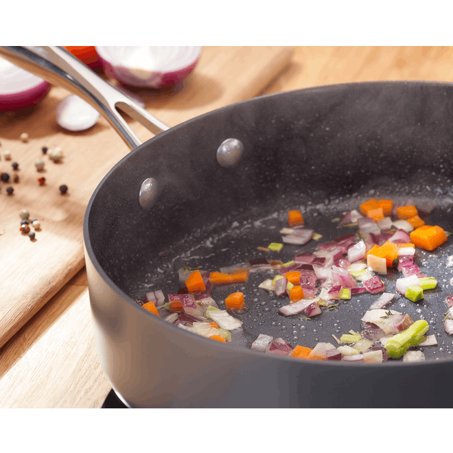 Hard Anodised Saute Pan Non Stick - The Gift & Art Gallery