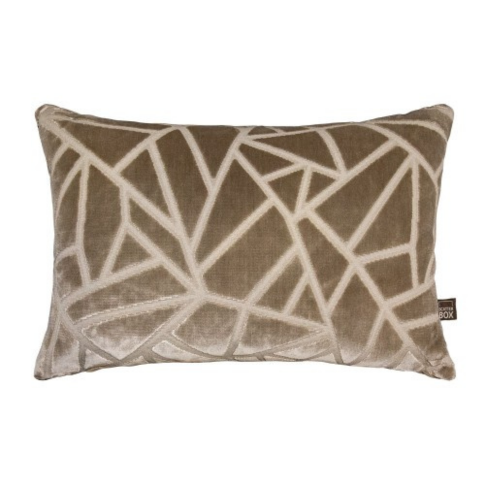 Veda 35x50cm Cushion, Champagne - The Gift & Art Gallery