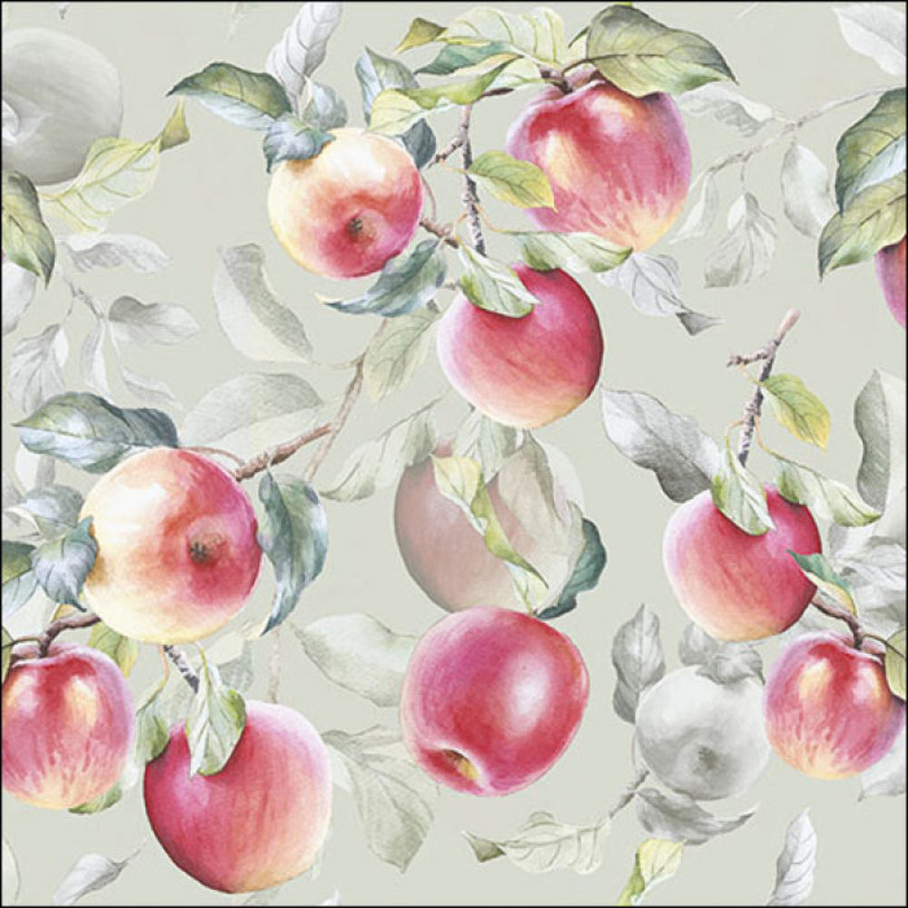 Fresh Apples Green Napkin