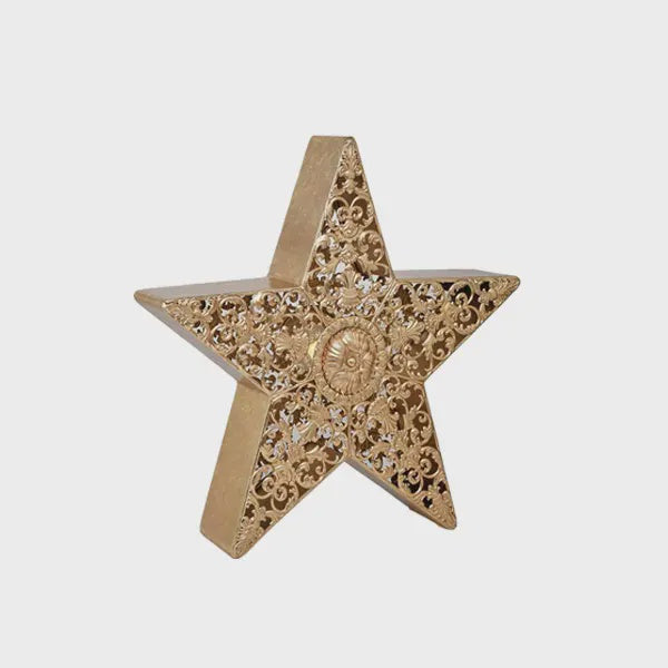 Gold Light Up Star, 40CM