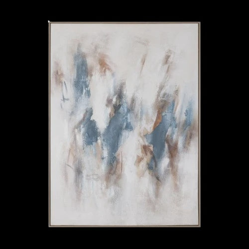 Reinette 90x120cm, Blue/Natural