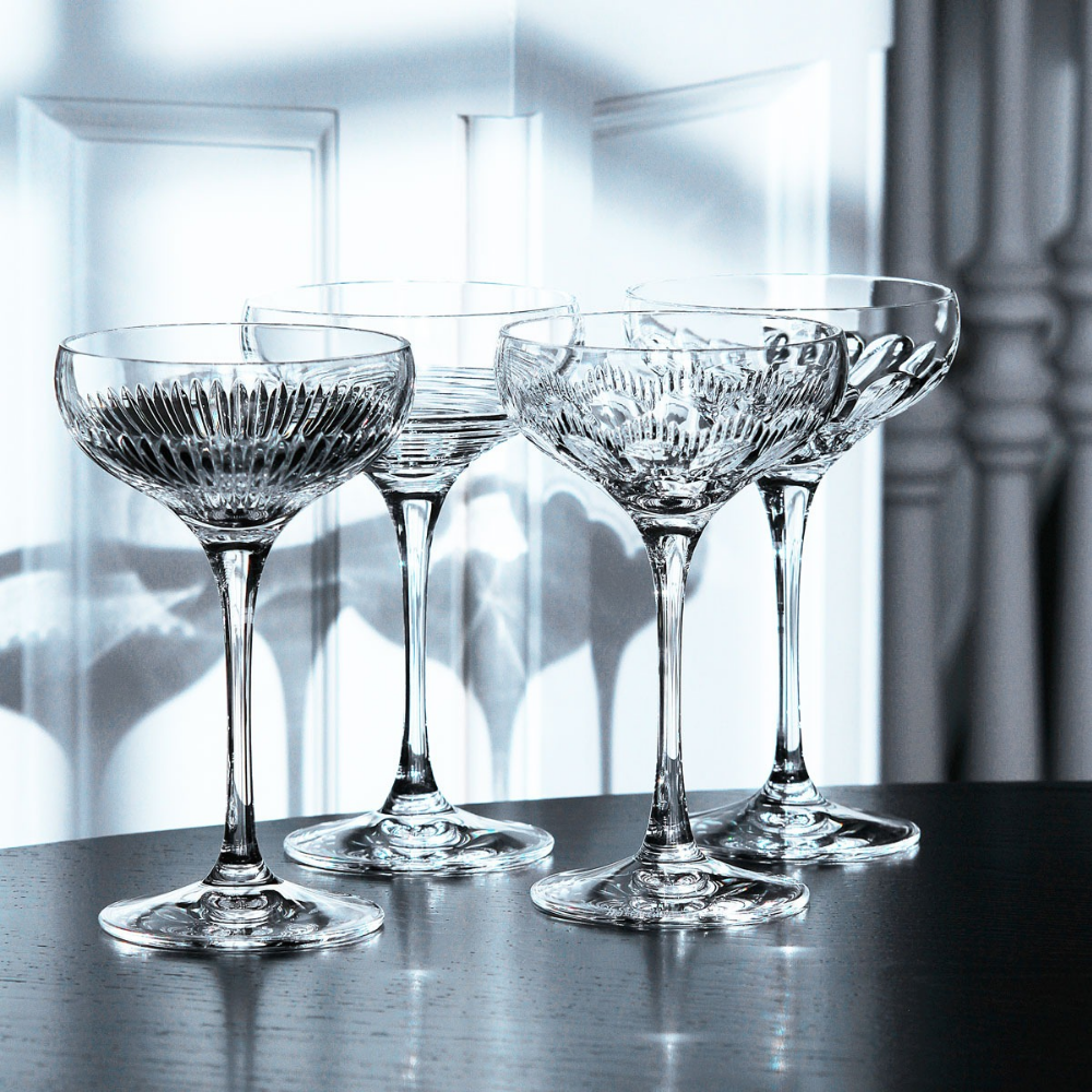 Mixology Set of 4 Champagne Glasses