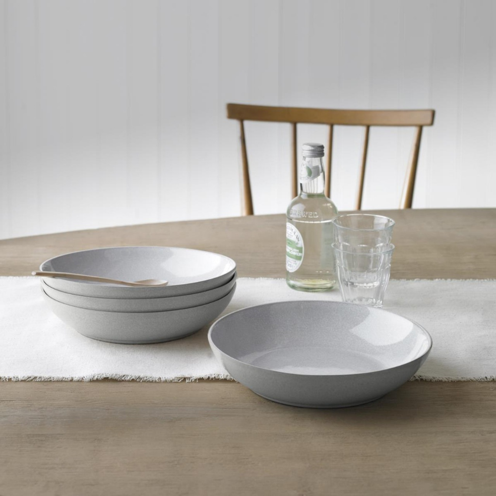 Denby Set of 4 Pasta Bowls – Dove Grey - The Gift & Art Gallery