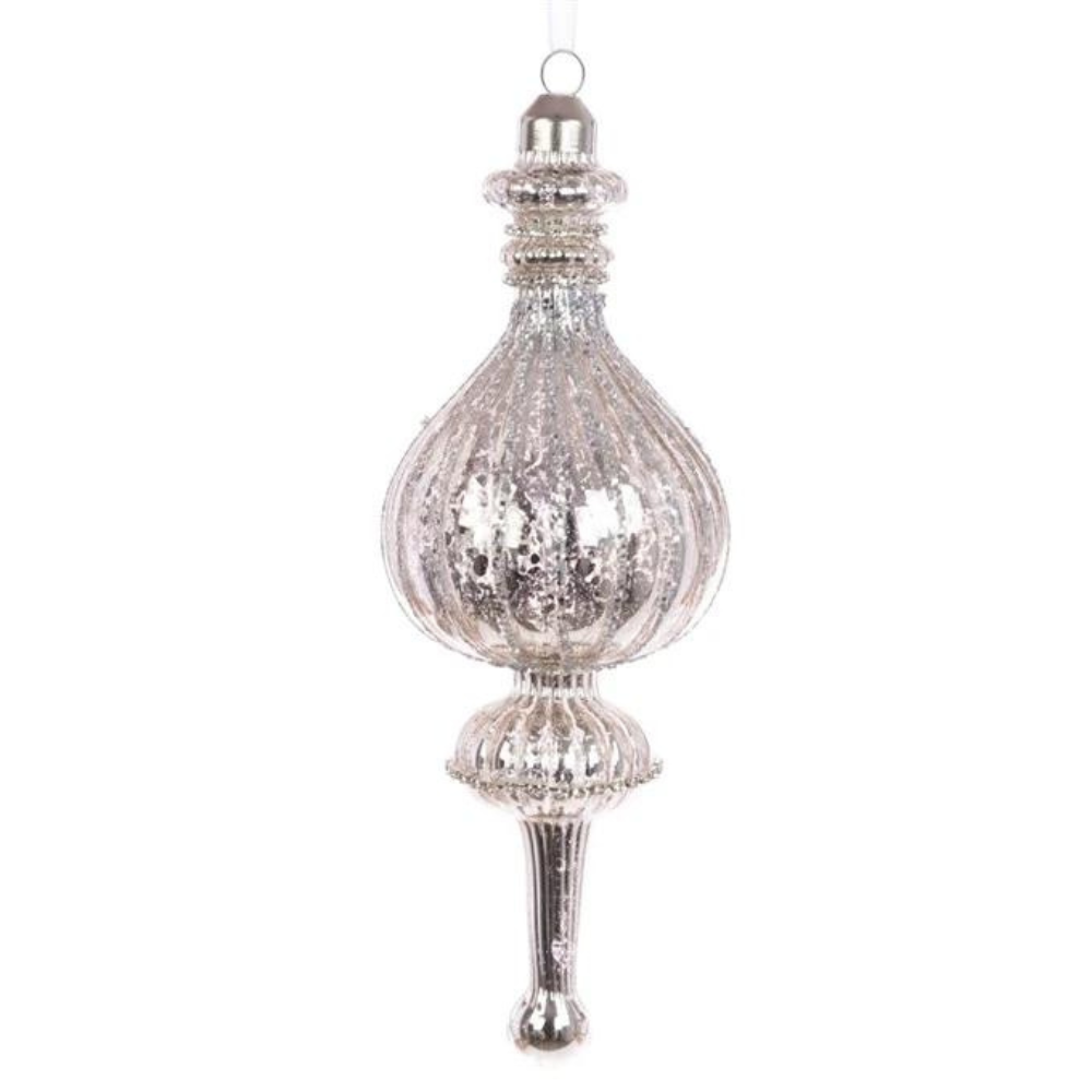 Fancy Finial 21cm, Silver