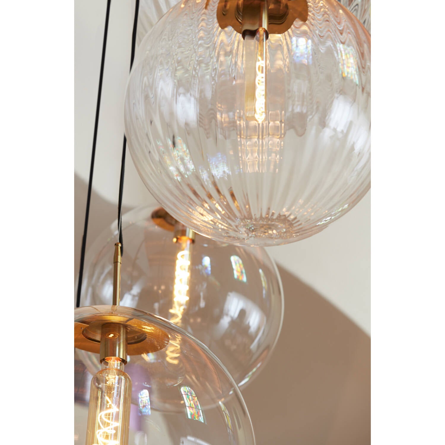 Magdala Clear Hanging Lamp, 40cm