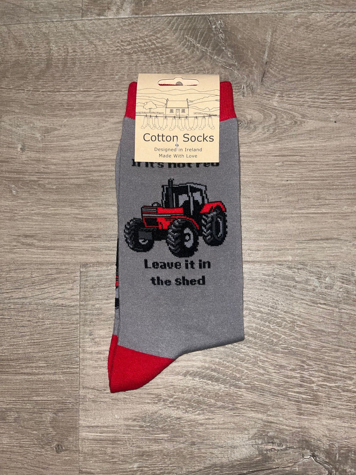 Tractor Socks - Red