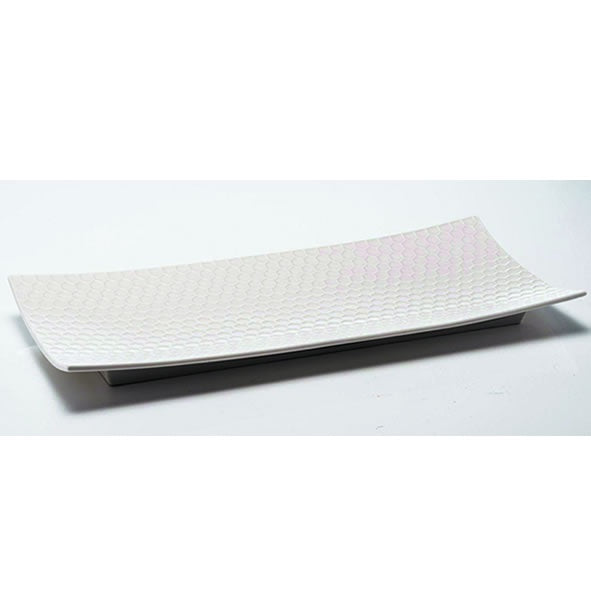 White Ceramic Sandwich Tray