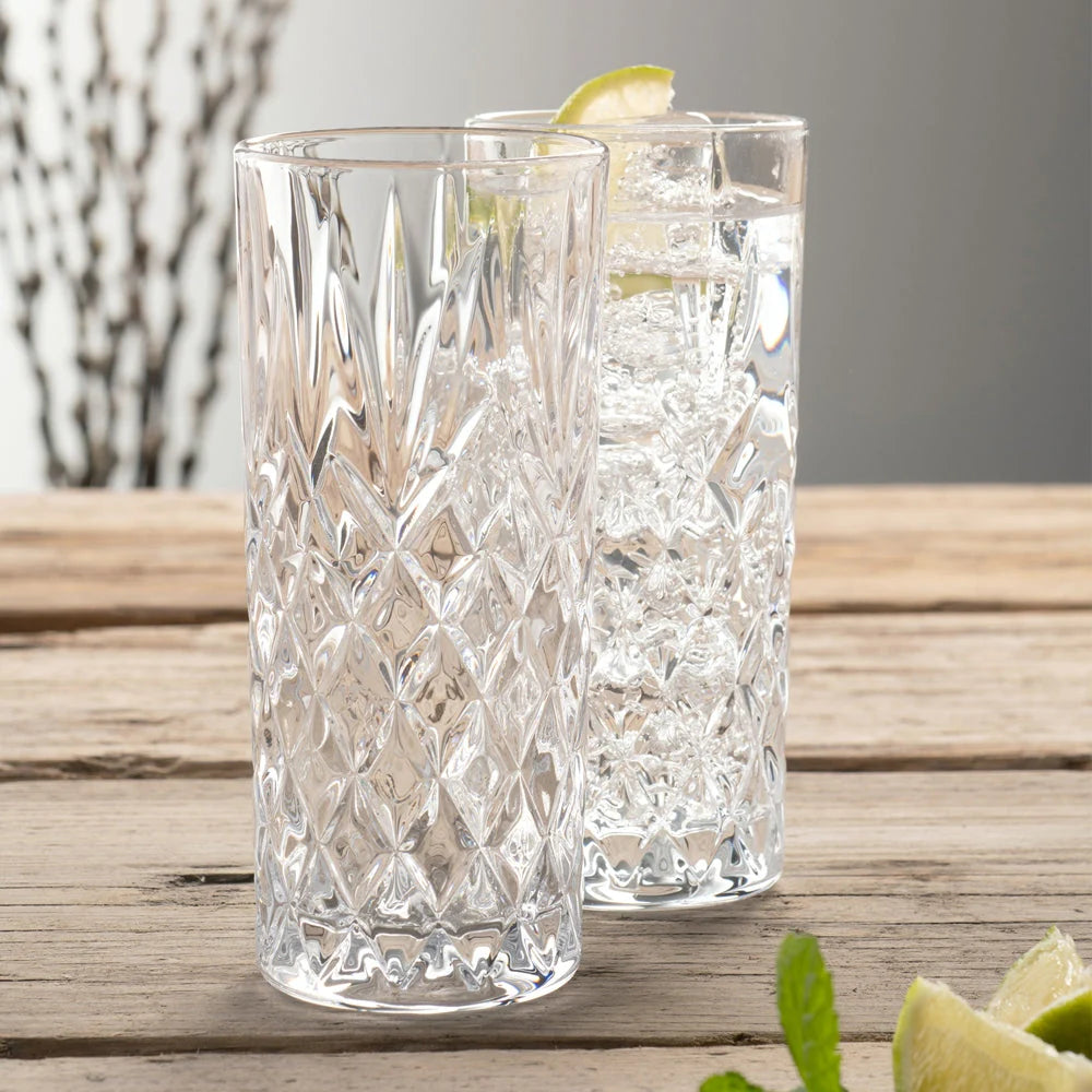 Galway Crystal Renmore Hi-Ball Pair