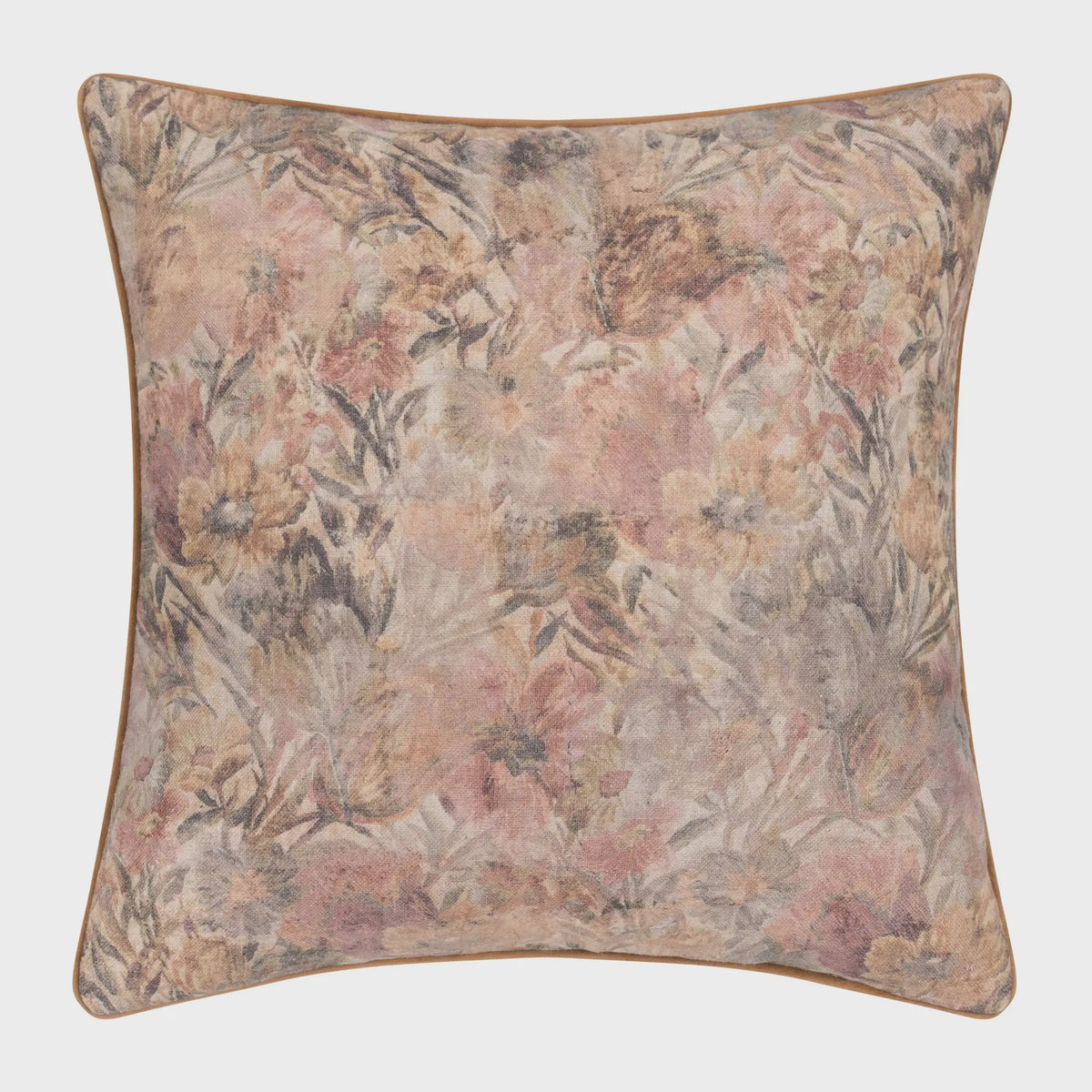Tessa 50x50cm, Taupe/Apricot