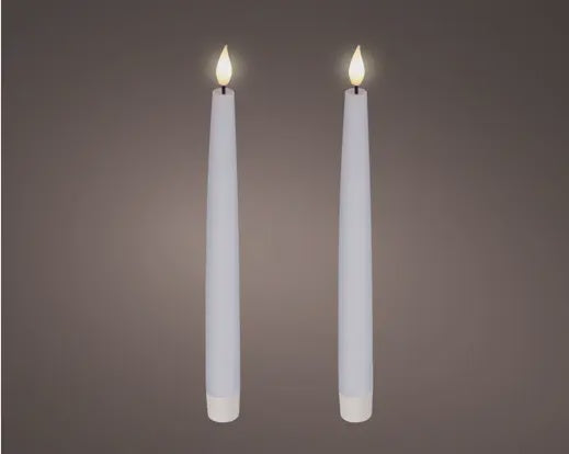 LED Taper Candles White