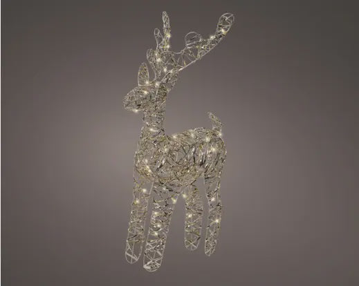 Micro LED Metal Reindeer 55cm