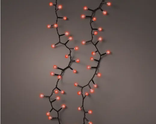 LED Cherry Green Wire 500L Red