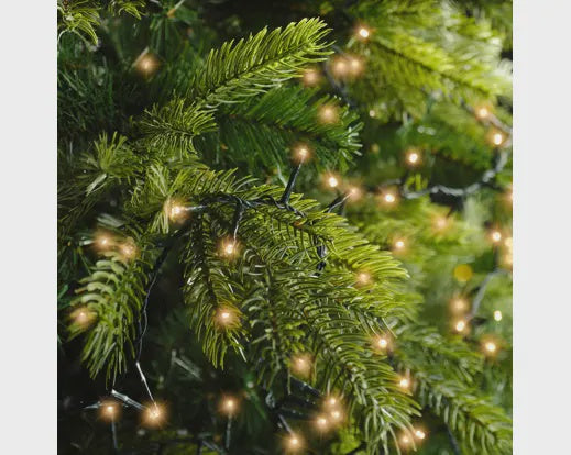 LED Cluster Green Wire 768L Classic Warm