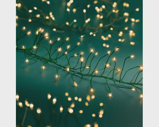 Micro LED Cluster Green Wire 480L Classic Warm