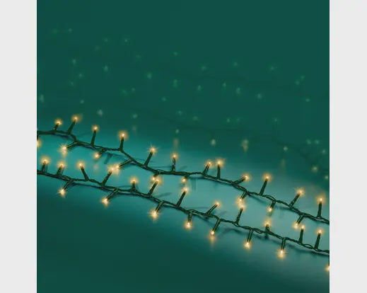 LED Compact Green Wire  Soft Gold