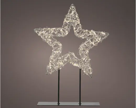 Micro LED Outdoor White Star 47cm