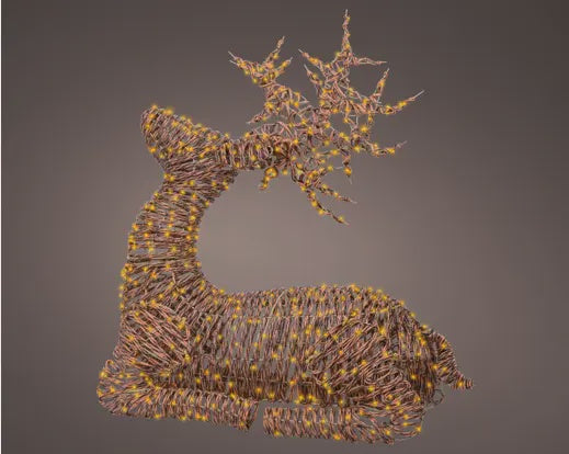 Micro LED Outdoor Sitting Reindeer