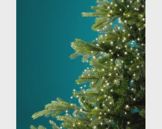 7Ft Drop Down Green Wire Static Lights,  672L