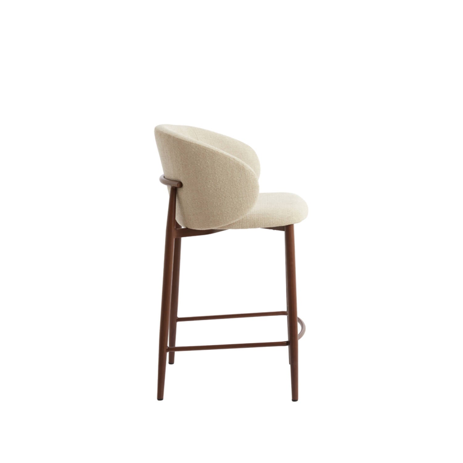 Bar Chair Aluko Cream/Brown