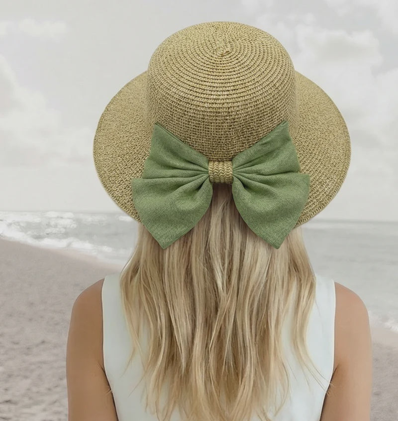 Big Bow Hat, Olive