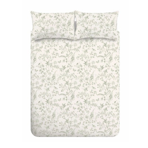 Thea Floral Green Quilt Set