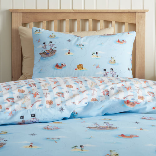 Pirate Blue Quilt Set