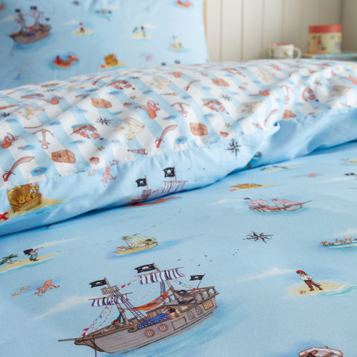 Pirate Blue Quilt Set