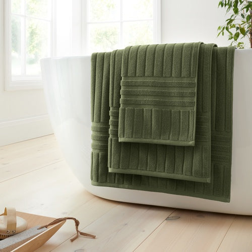 Hotel Hand Towel, Olive Green